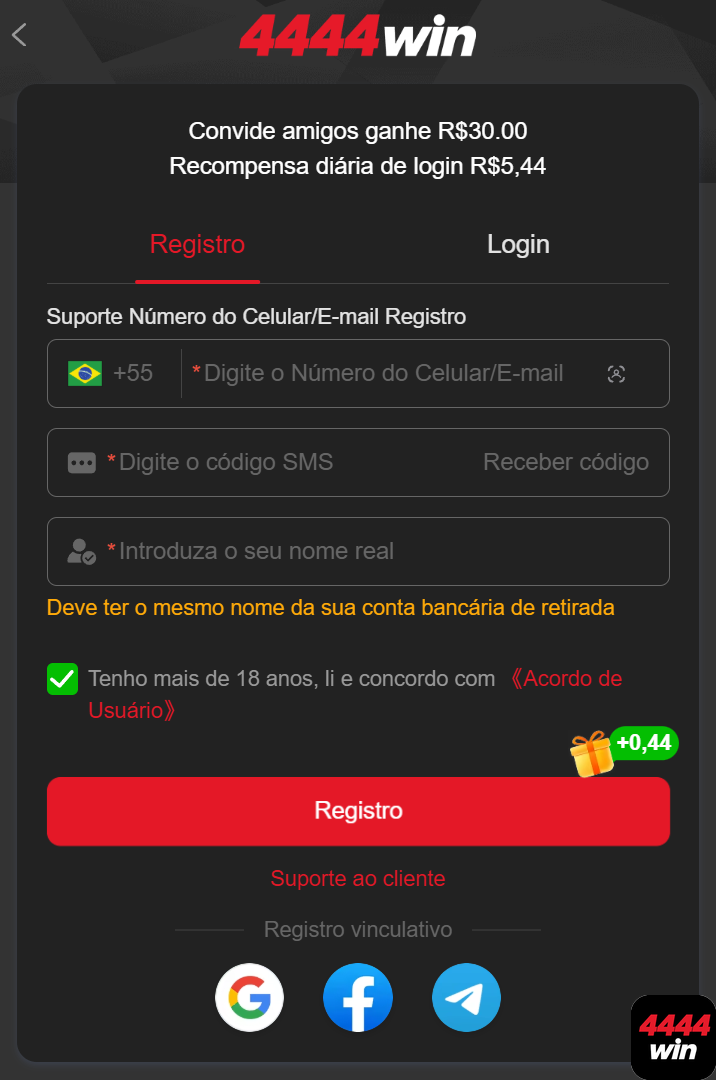 4444win.com participe de inovador jogo